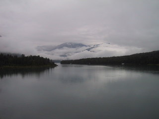 (picture: morning at the kenai Lake)