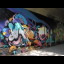 Graffiti in the underpass.