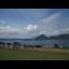 Lake Toya is quite calm, and