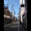 Minato Street, where most restaurants and
