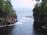 Temperance River empties into Lake Superior