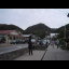 Tourists strolling, taking pictures downtown Arrowtown.